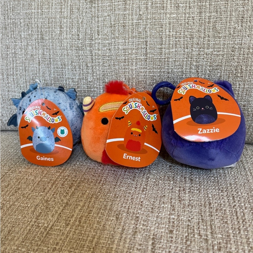 Squishmallow Halloween Clips 2023 Set of 3 - Picture 2 of 6